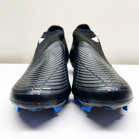 NEW Adidas Predator Edge .3 Laceless FG Soccer Cleats Black Shoes Mens Sz 6.5 - Picture 4 of 8